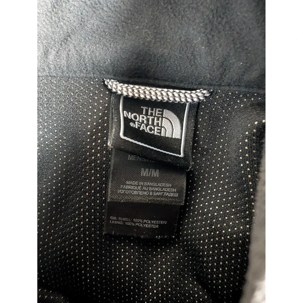 The North Face WindWall Fleece Jacket Full Zip Black Mens Outdoor Hiking‎ Layer